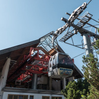 Talstation der Kabinenbahn Kitzbühel-Pletzeralm, September 2023