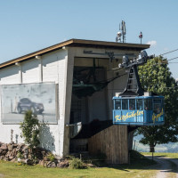 Talstation der Luftseilbahn Pletzeralm-Kitzbüheler Horn, September 2023