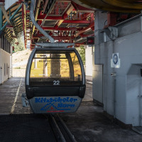 Talstation der Kabinenbahn Pletzeralm-Hornköpfl, September 2023