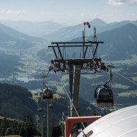 Bergstation der Kabinenbahn Pletzeralm-Hornköpfl, September 2023