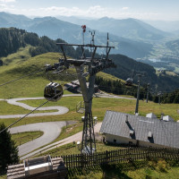Bergstation der Kabinenbahn Pletzeralm-Hornköpfl, September 2023