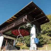 Bergstation der Sesselbahn Hochstein, September 2025