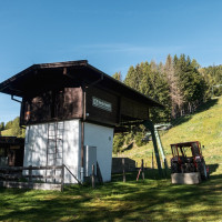 Talstation des Schlepplifts Hochstein, September 2025