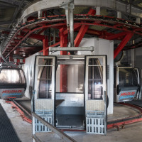 Bergstation der Kabinenbahn Weisssee-Eisseehaus, September 2025