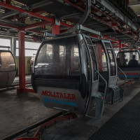 Talstation der Kabinenbahn Weisssee-Eisseehaus, September 2025