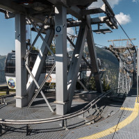 Bergstation der Gruppenumlaufbahn Pertisau-Karwendel, September 2023
