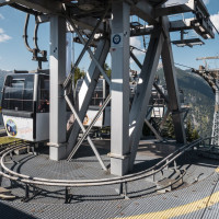Bergstation der Gruppenumlaufbahn Pertisau-Karwendel, September 2023