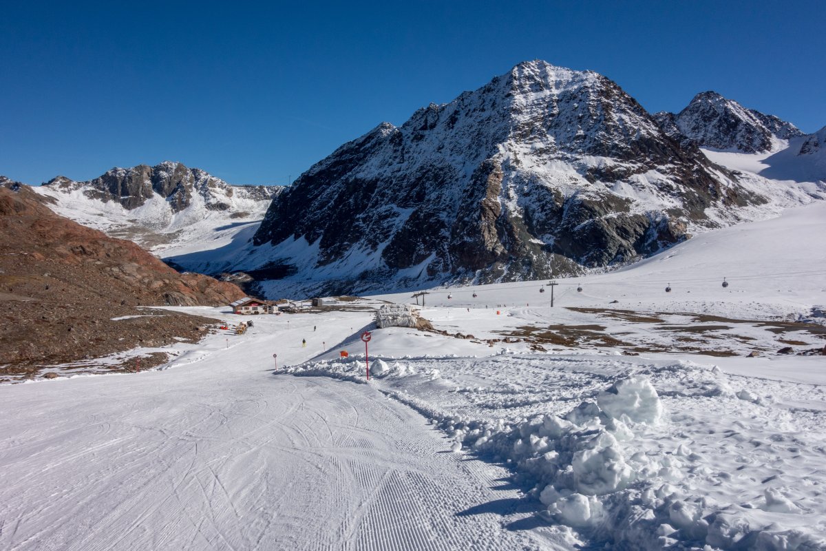 Kabinenbahn Mittelbergferner, Oktober 2016