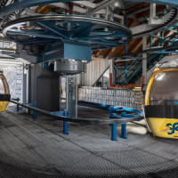 Bergstation der Kabinenbahn See-Medrigjoch, März 2025