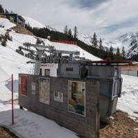 Talstation des Schlepplifts Rauhkopf, März 2025