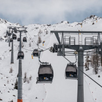 Kabinenbahn Versing, März 2025
