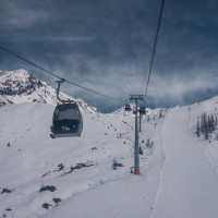 Kabinenbahn Versing, März 2025