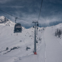 Kabinenbahn Versing, März 2025