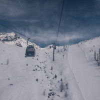 Kabinenbahn Versing, März 2025