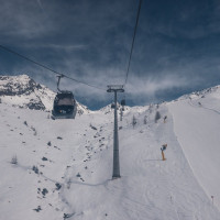 Kabinenbahn Versing, März 2025