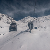 Kabinenbahn Versing, März 2025