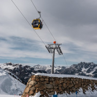 Kabinenbahn Furglerblick, März 2025