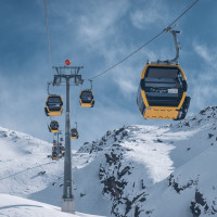 Kabinenbahn Furglerblick, März 2025