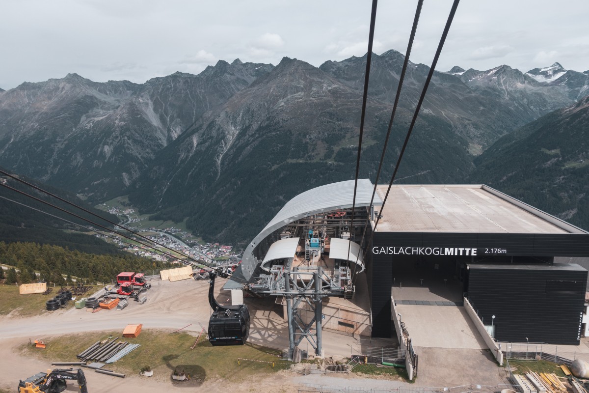 Kabinenbahn Wasserkar-Gaislachkogl, September 2019