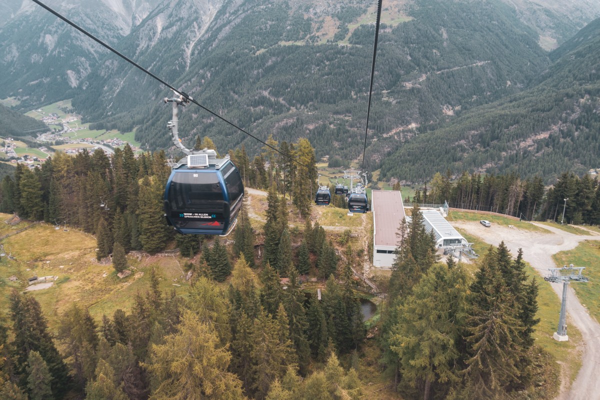 Kabinenbahn Sölden-Wasserkar, September 2019