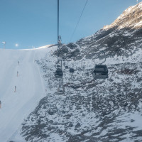 Kabinenbahn Schwarze Schneid 1, Oktober 2025