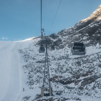 Kabinenbahn Schwarze Schneid 1, Oktober 2025