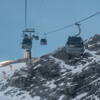 Kabinenbahn Schwarze Schneid 1, Oktober 2025