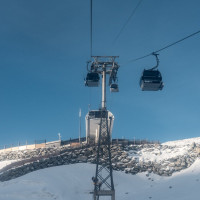 Kabinenbahn Schwarze Schneid 1, Oktober 2025