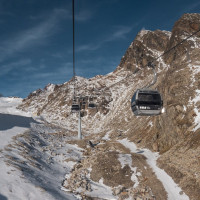 Kabinenbahn Tiefenbachferner, Oktober 2025