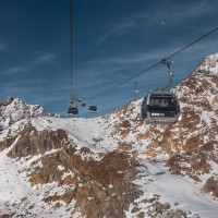 Kabinenbahn Tiefenbachferner, Oktober 2025