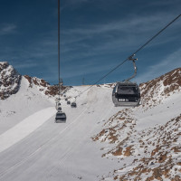 Kabinenbahn Tiefenbachferner, Oktober 2025