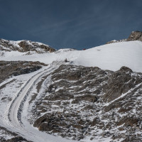 Piste an der Schwarzen Schneid, Oktober 2025