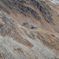 Bergstation der im Bau befindlichen Sesselbahn Einzeiger, Oktober 2025