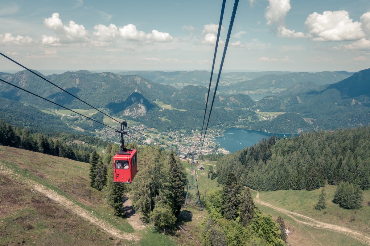 Kabinenbahn St. Gilgen-Zwölferhorn, Juni 2019