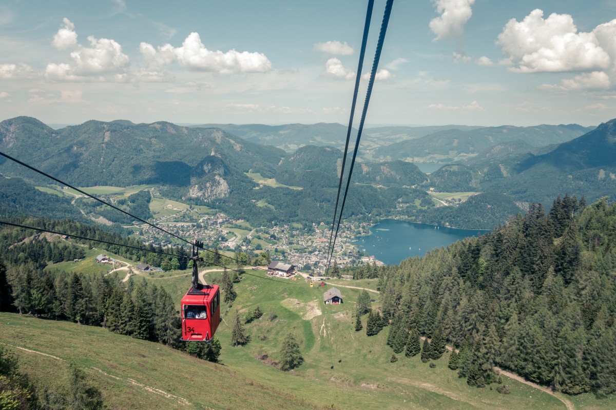 Kabinenbahn St. Gilgen-Zwölferhorn, Juni 2019