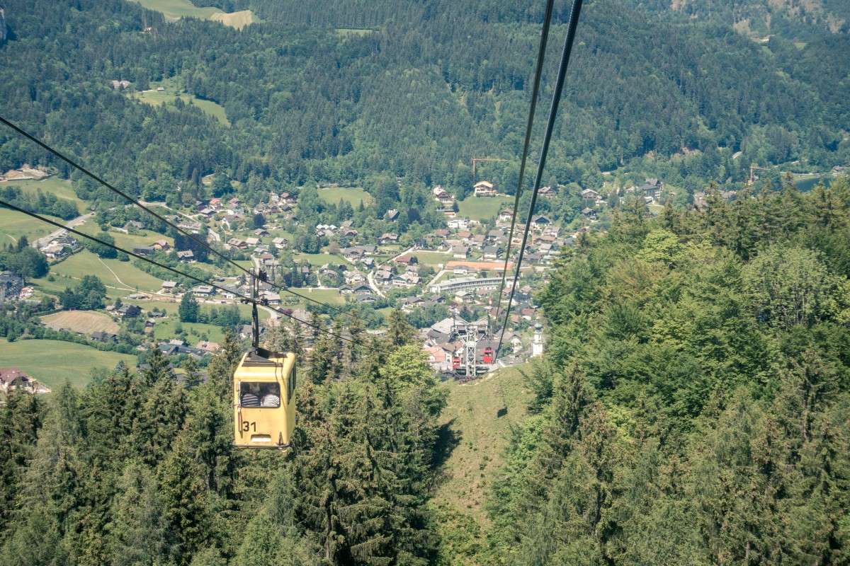 Kabinenbahn St. Gilgen-Zwölferhorn, Juni 2019