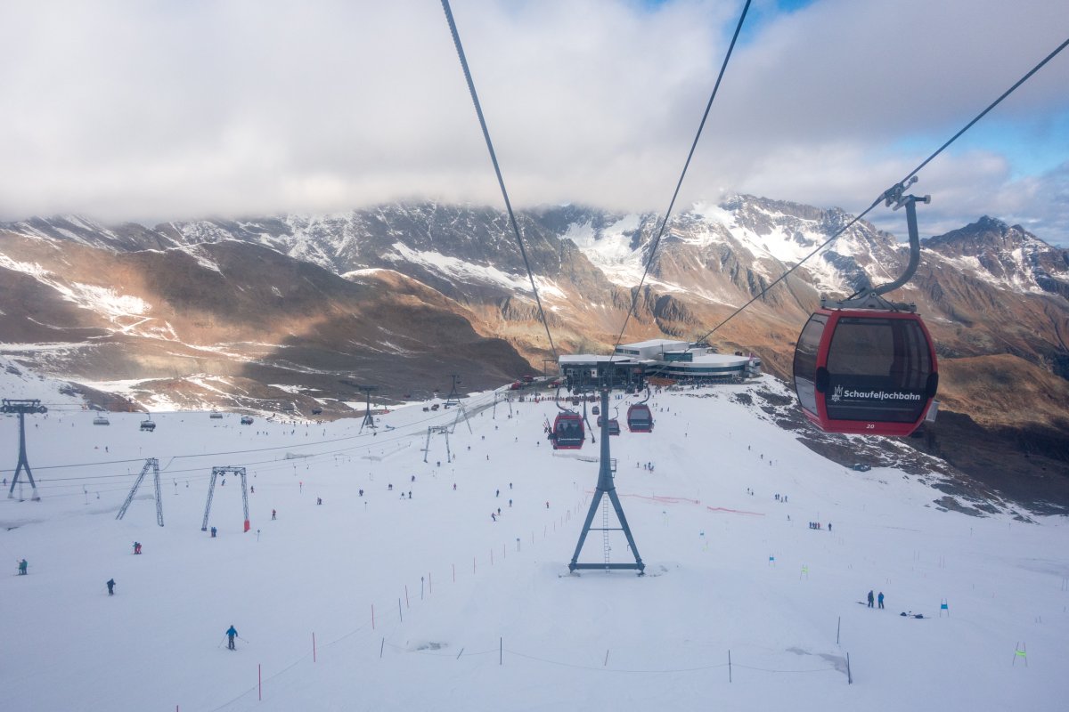 Kabinenbahn Eisgrat-Schaufeljoch, Oktober 2016