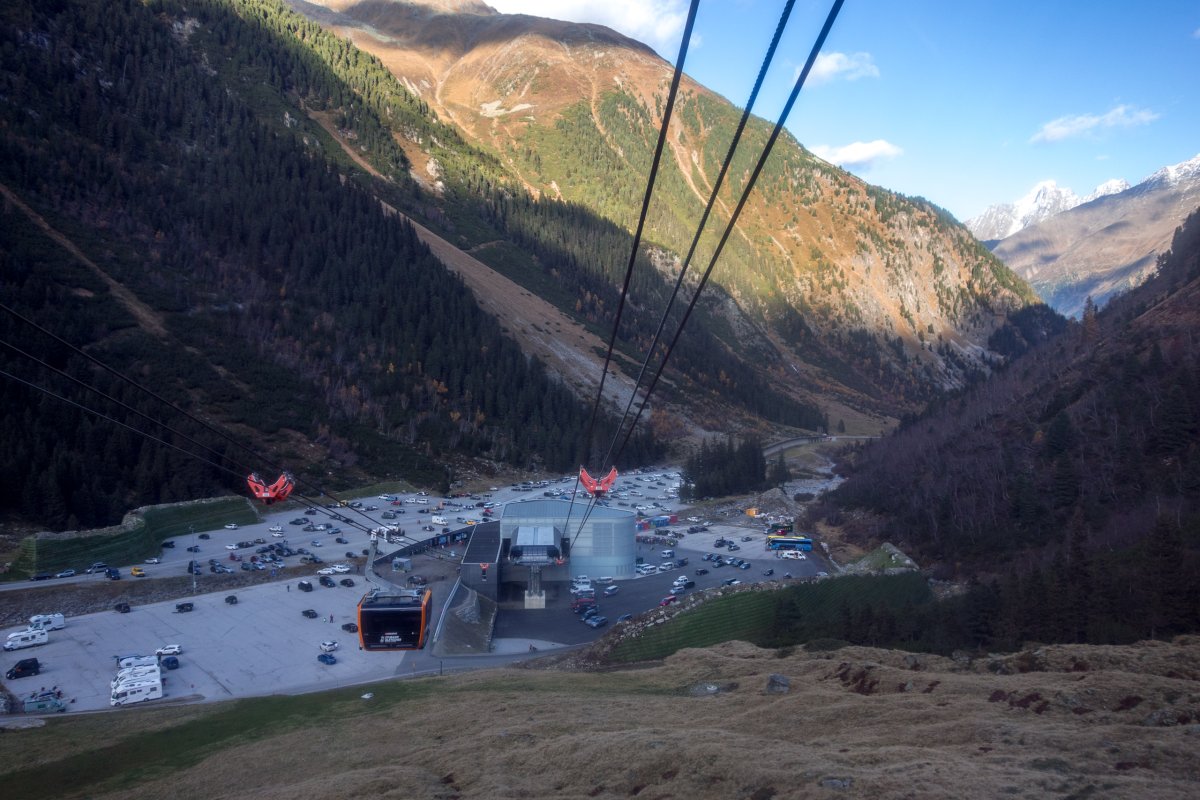 Kabinenbahn Mutterbergalm-Fernau 1, Oktober 2016