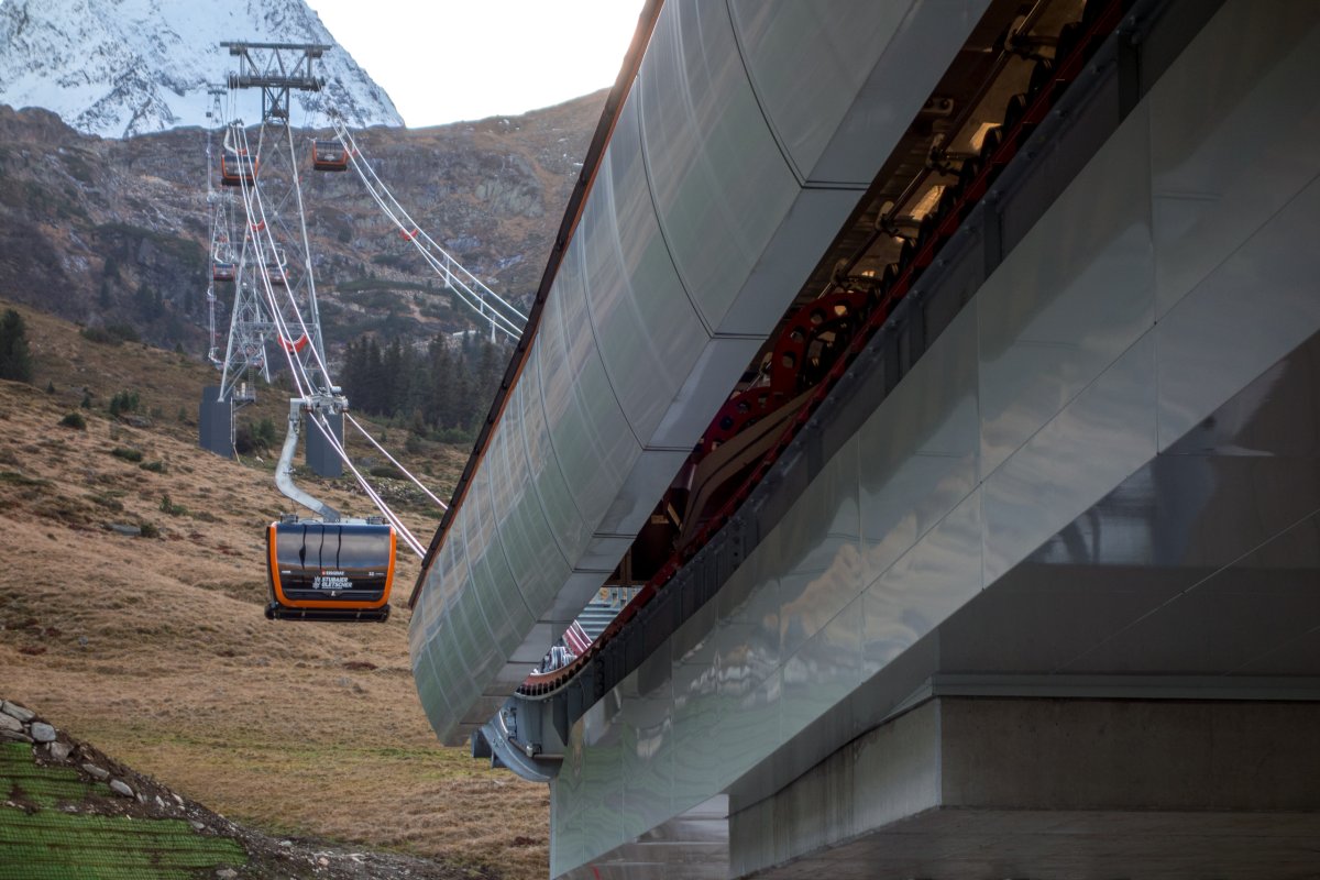 Kabinenbahn Mutterbergalm-Fernau 1, Oktober 2016