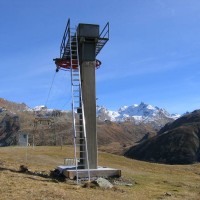 Schlepplift am Silvrettastausee, Oktober 2005