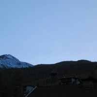 Blick zum Gaislachkogl in Sölden, Oktober 2005