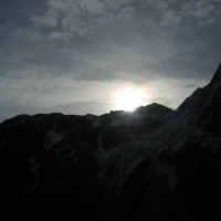 Sonnenaufgang in Sölden, Oktober 2005