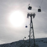 Kabinenbahn Schwarze Schneid, Oktober 2005