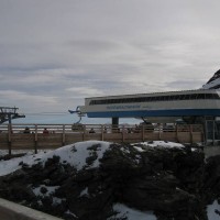 Bergstation der Kabinenbahn Tiefenbachgletscher, Oktober 2005