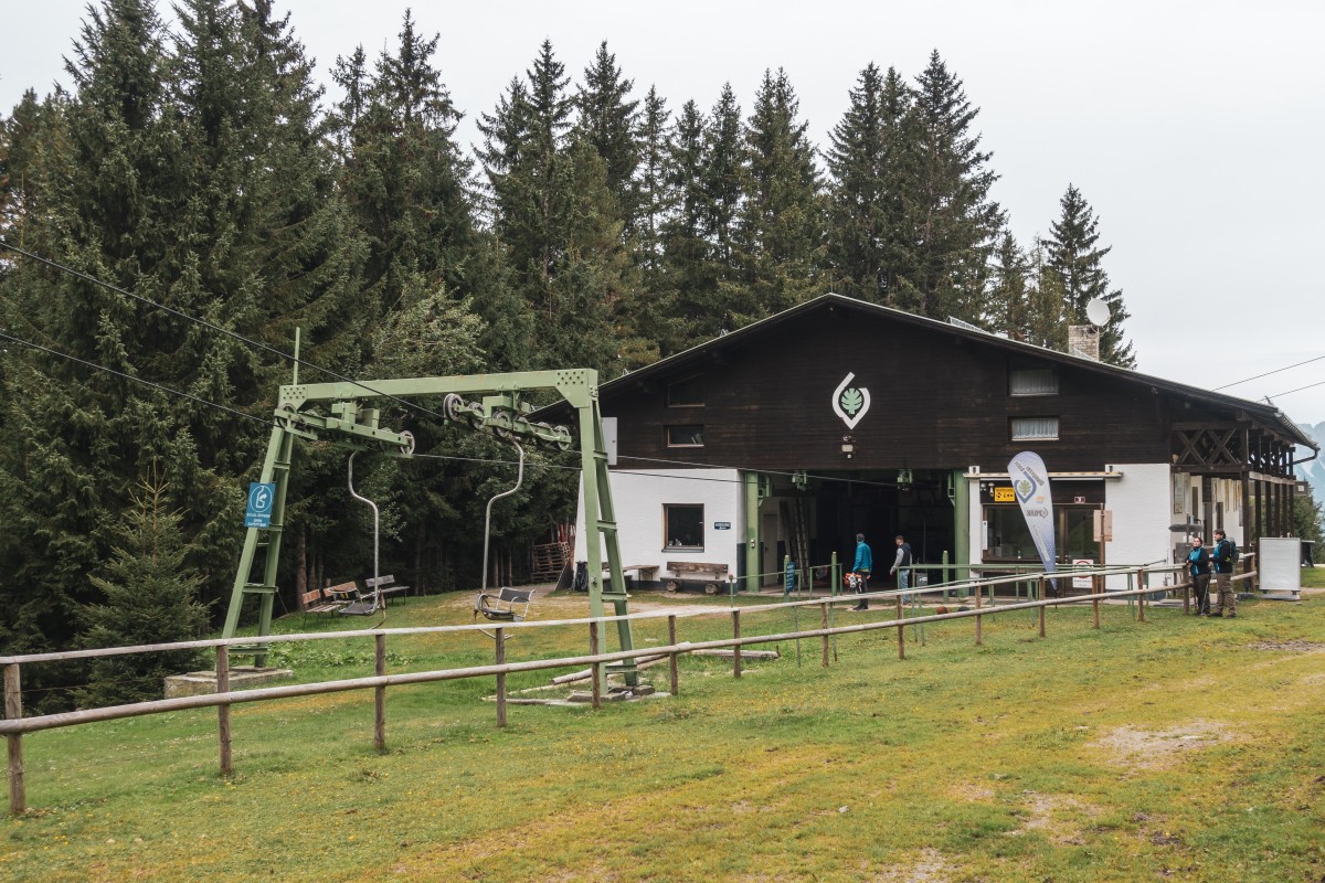 Talstation des Kombilifts Galtererhütte-Tulfeinalm, September 2019