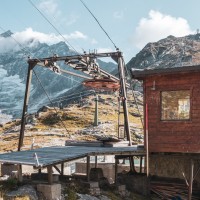 Talstation des Schlepplifts Rudolfshütte, September 2019