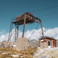 Bergstation des Schlepplifts Rudolfshütte, September 2019