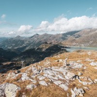 Panorama Richtung Stausee Tauernmoos, September 2019