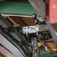 Klemme der Kabinenbahn Wagrain-Grafenberg, März 2023