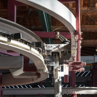 Klemme der Kabinenbahn Wagrain-Grafenberg, März 2023